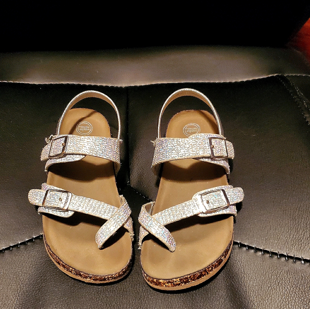 Girls Shimmer Sandals